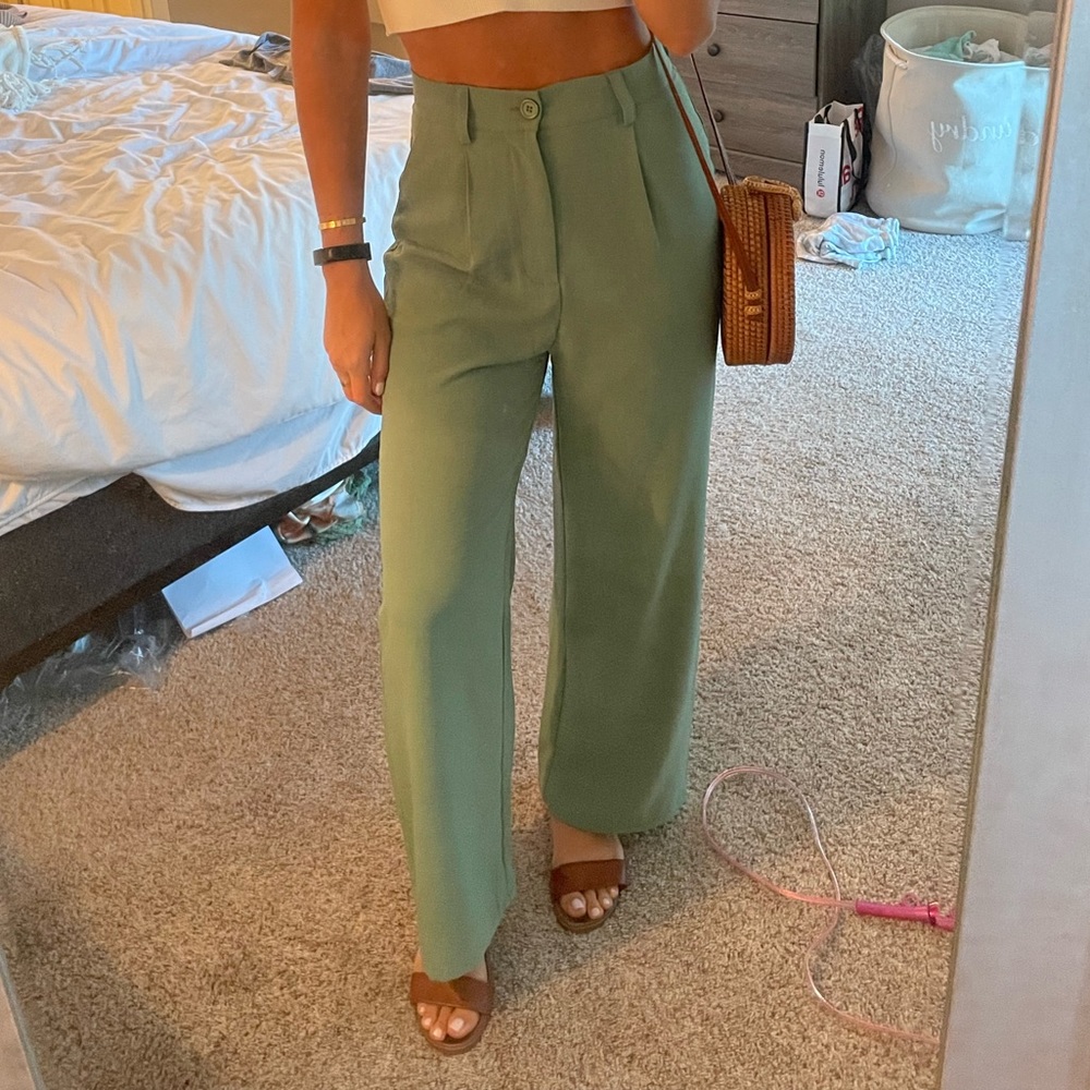 Green pants